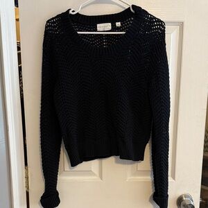 Pink Rose Women's Black Knit Sweater